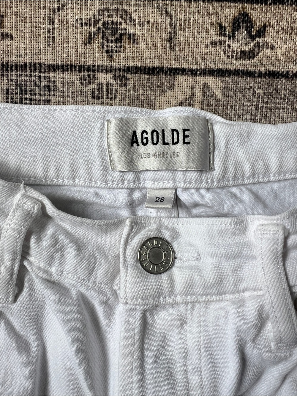 Agolde Riley Jeans white - Picture 4 of 8